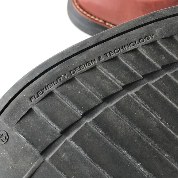 SANDRO MOSCOLONI Men Brown Soft Leather Lace-Up Comfort Anatomic Gel Oxford 11D - Picture 12 of 16